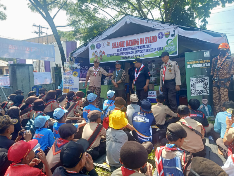 Sako Pramuka Alwasliyah Sumut Menjadi Narasumber di Jambore Daerah Sumatera Utara 2026
