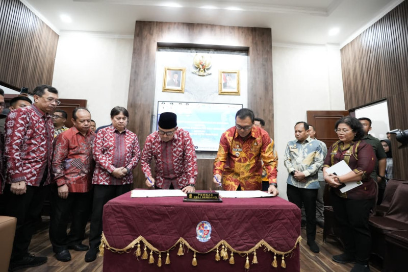 Deliserdang Dan Kota Bandung Sepakati Kerjasama Strategis Perkuat Transformasi Digital Dan Pengembangan Kawasan