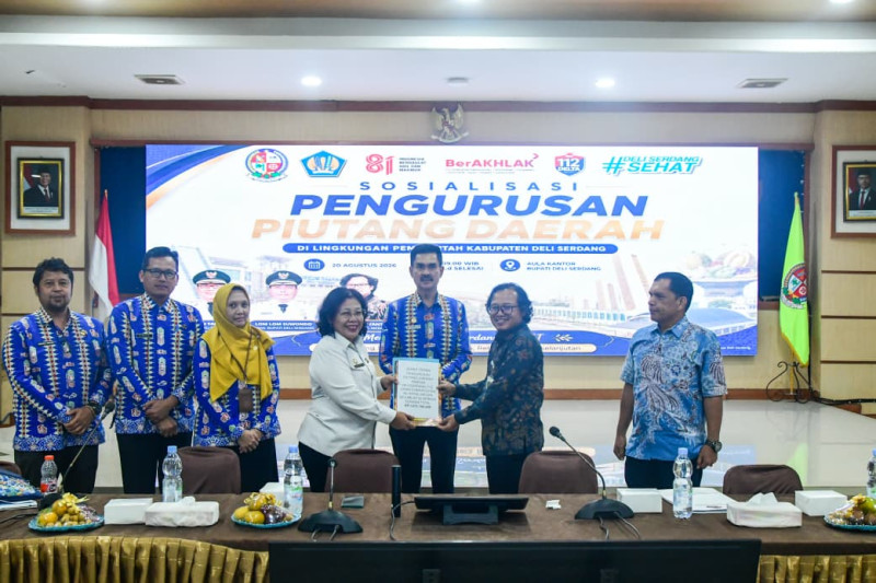 Gandeng KPKNL, Pemkab Deliserdang Perkuat Penanganan Piutang Daerah
