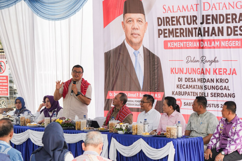 Dirjen Pemdes Dorong Deliserdang Jadi Percontohan Pemerintahan Desa Berdampak
