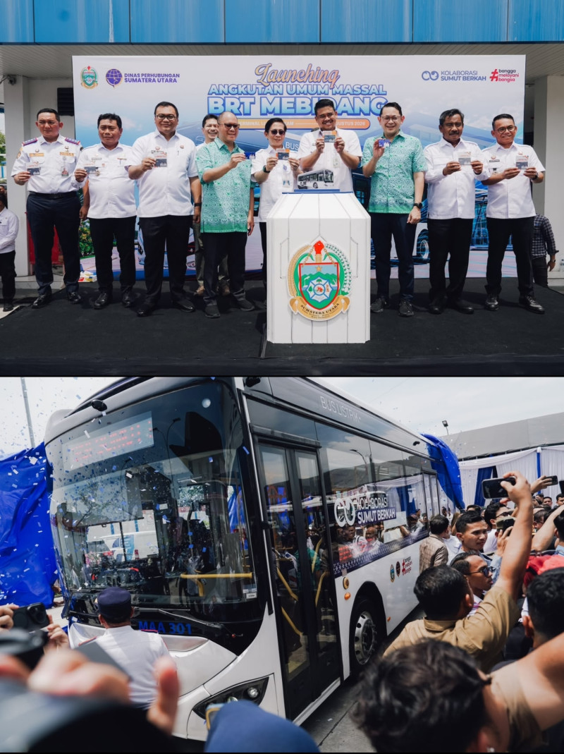 BRT Mebidang Resmi Uji Coba Dari Deliserdang, Gratis hingga Desember