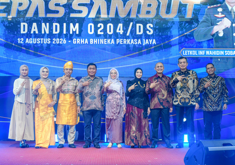 Wabup Hadiri Lepas Sambut Dandim 0204/DS, Perkuat Sinergi Jaga Kondusivitas Deliserdang