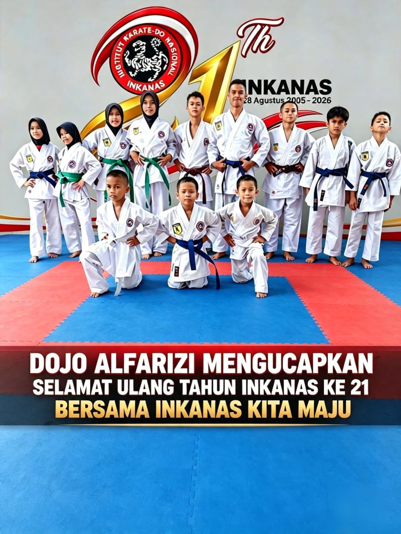 Dojo Alfarizi Ucapkan Selamat HUT ke-21 INKANAS