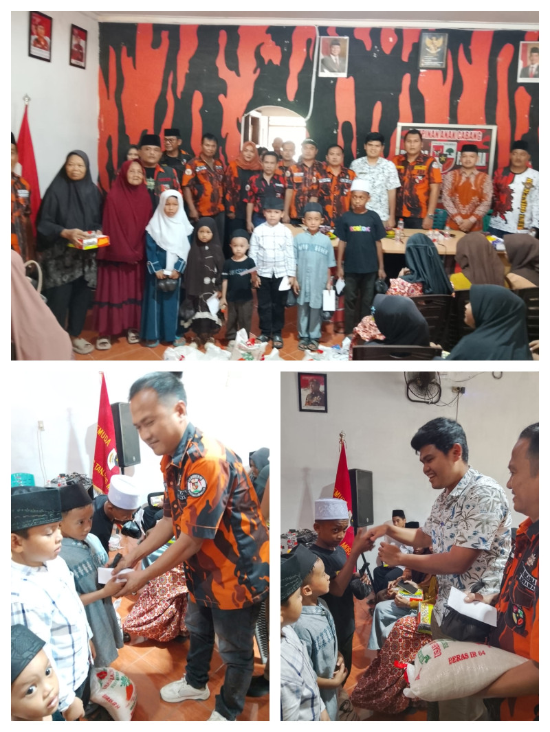 PAC PP Tanjungmorawa Berbagi Kasih Kepada Anak Yatim Dan Dhuafa