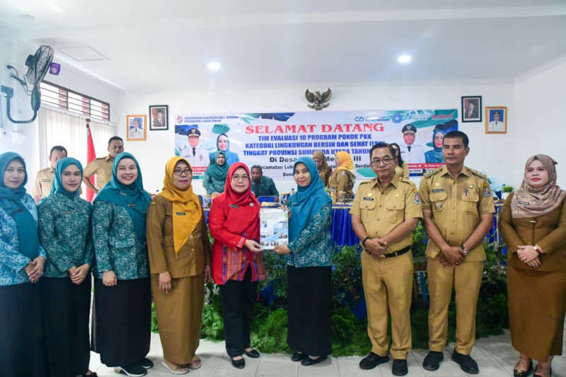 Desa Pagar Merbau III Jalani Evaluasi LBS Tingkat Sumut