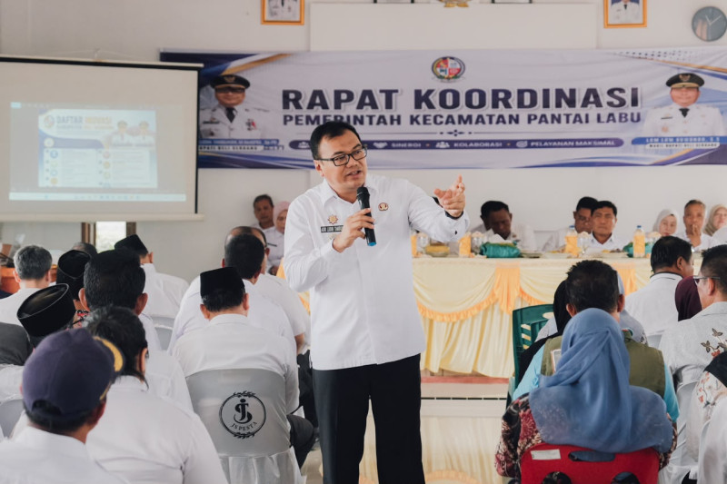 Rakor Pantailabu, Bupati Dorong Percepatan Penanganan Kemiskinan Dan Pelayanan