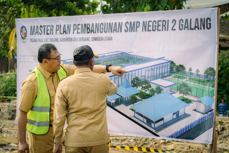 SMP Negeri 2 Galang Mulai Dibangun, Disiapkan Jadi Sekolah Unggulan