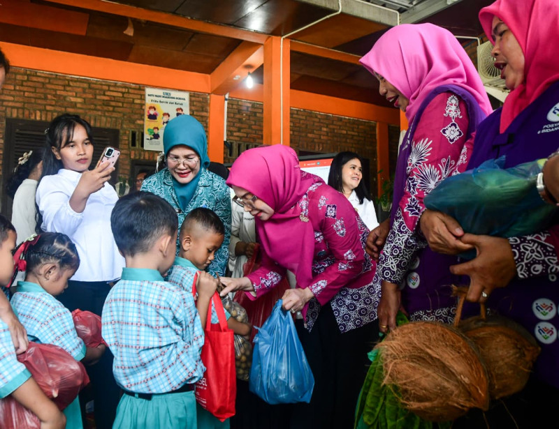 PKK Deliserdang Edukasi 7 Kebiasaan Anak Indonesia Hebat di PAUD Santa Katarina