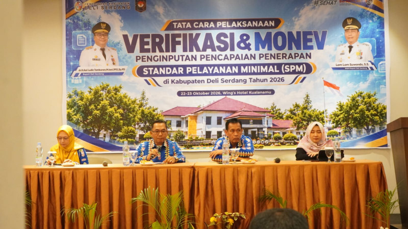 Pemkab Deliserdang Perkuat Akurasi Data Pencapaian SPM