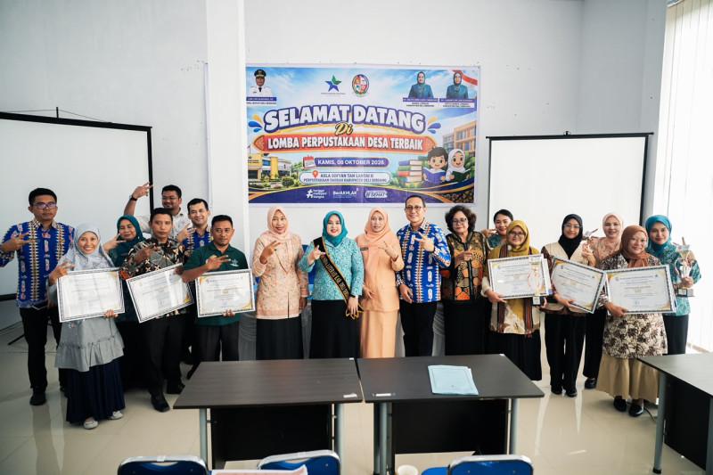 Padepokan Iqro Desa Kolam Jadi Perpustakaan Terbaik