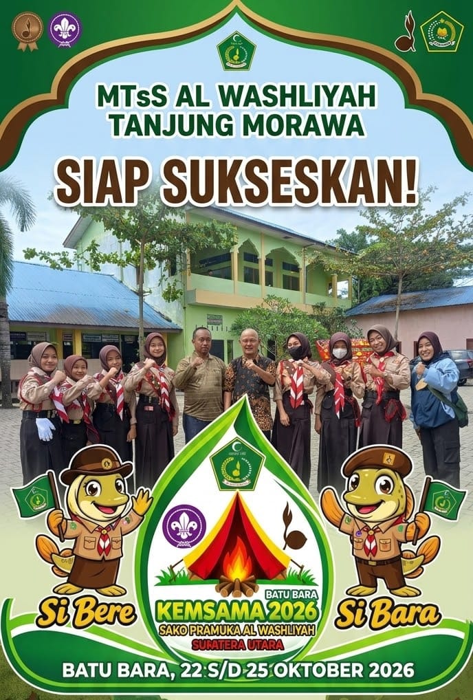 MTsS Al Washliyah Tanjung Morawa Siapkan Pramuka Terbaik untuk Kemsama Sumut 2026